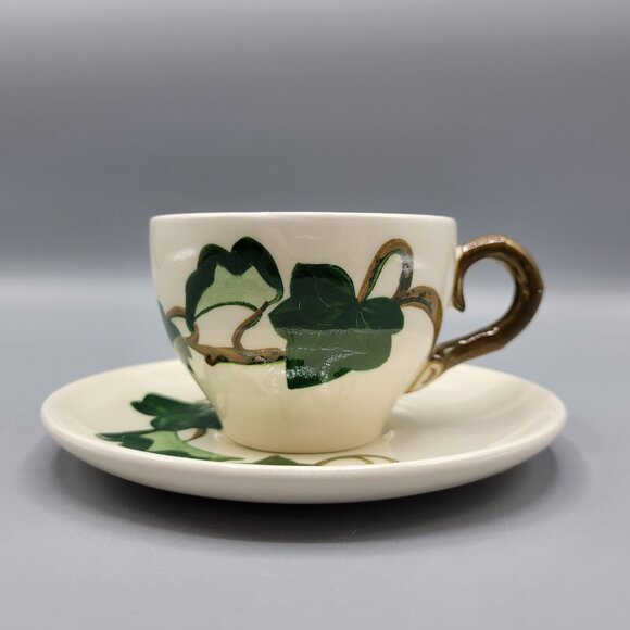 Vintage Metlox Poppytrail California Ivy Cup and Saucer Set - Picture 4 of 12